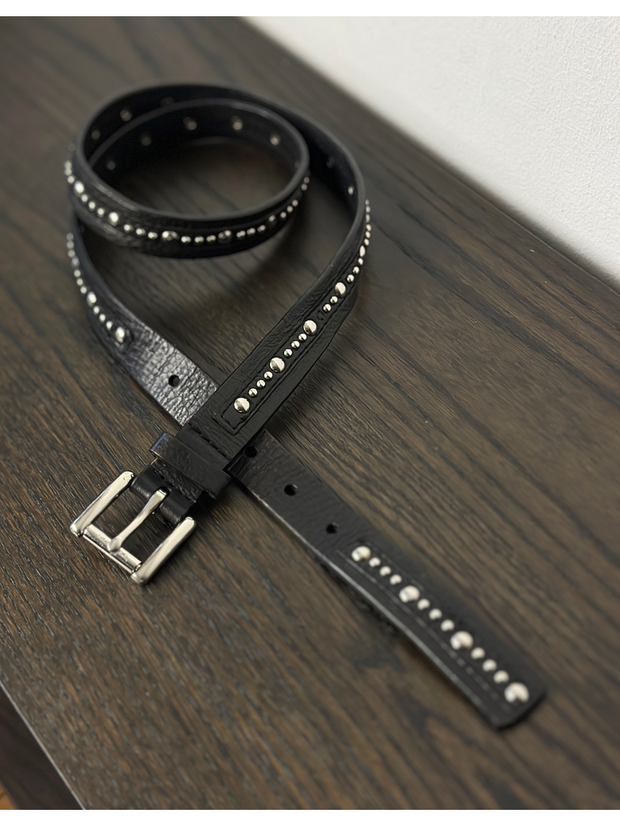 Cinturón negro de cuero 3