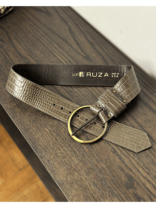 Cinturón de cuero textura 