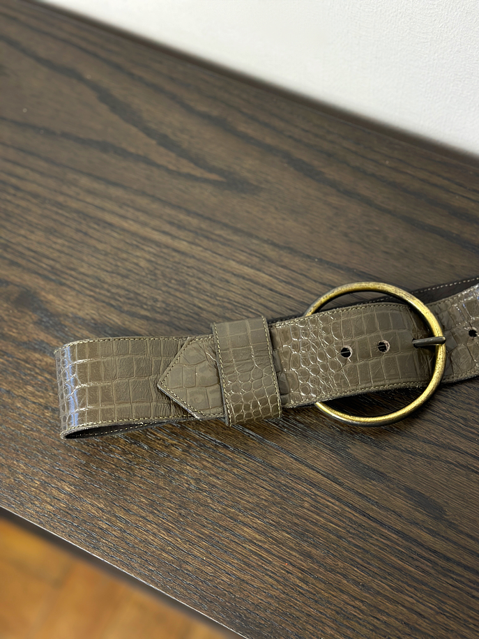 Cinturón de cuero textura  3