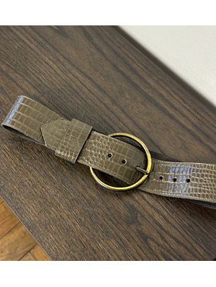 Cinturón de cuero textura 