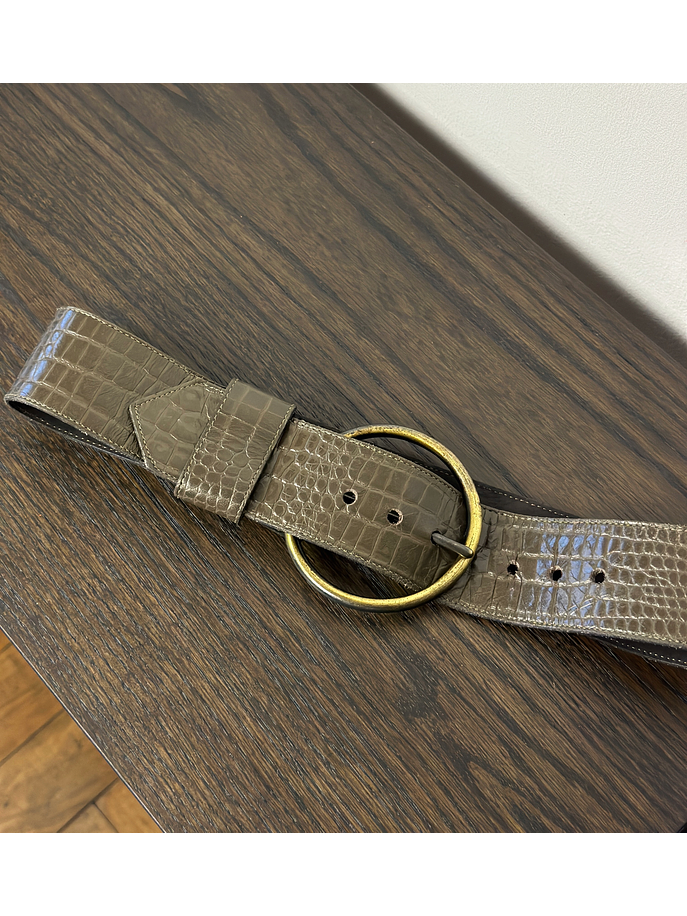 Cinturón de cuero textura  5