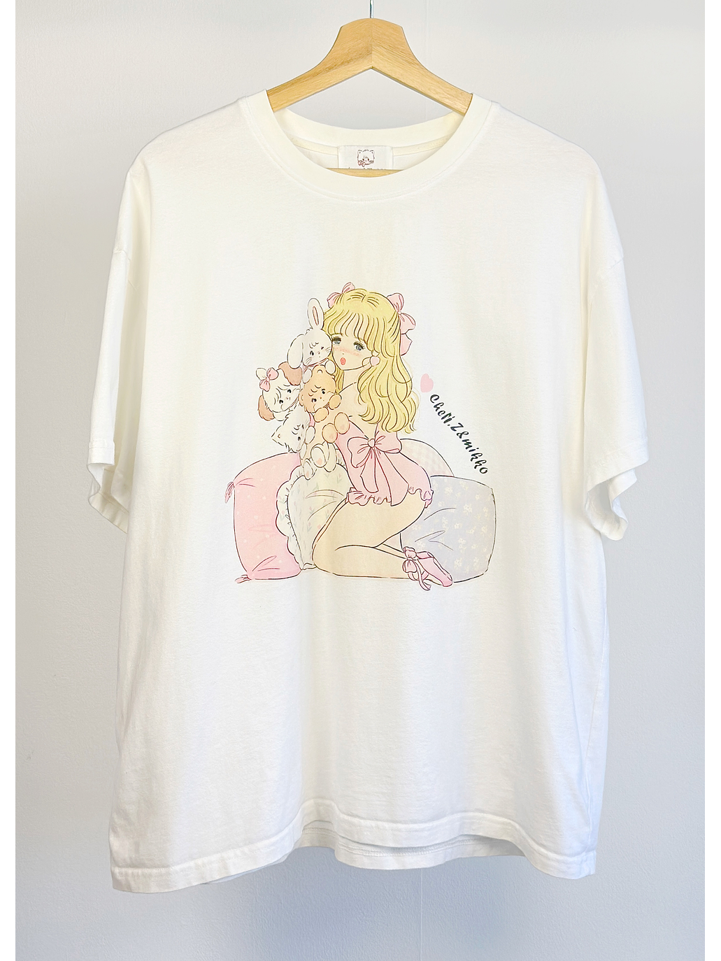 polera blanca estampada 1