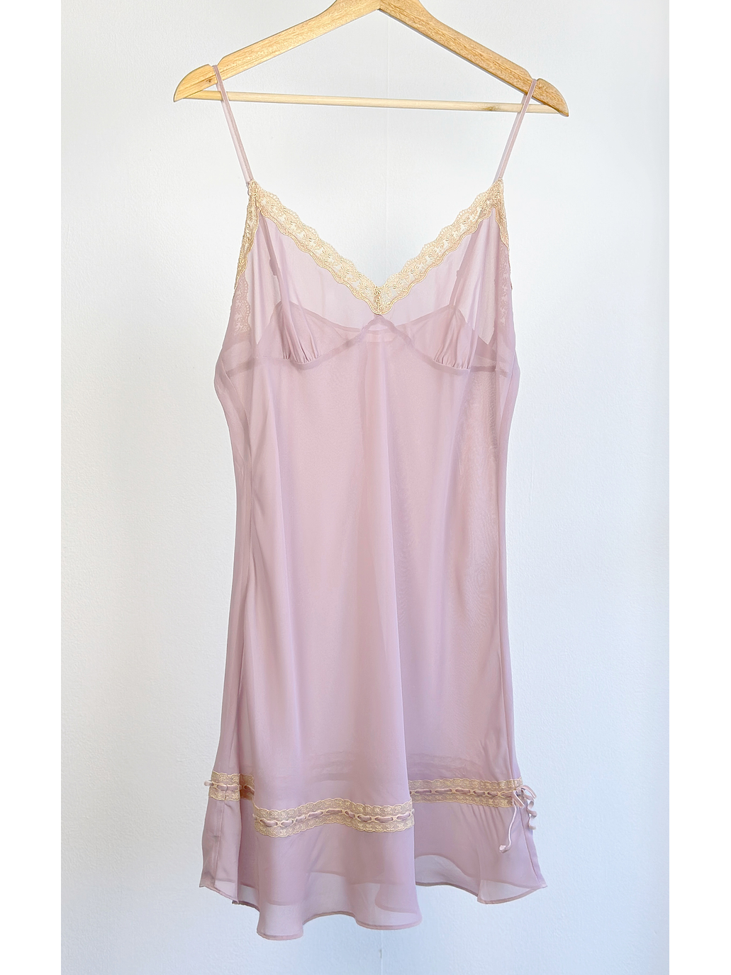 Vestido lencero lila 1