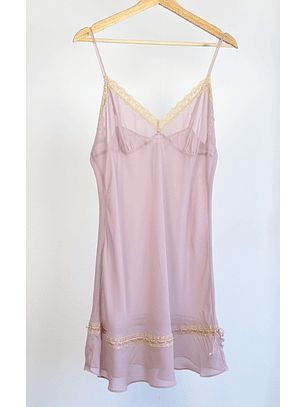 Vestido lencero lila