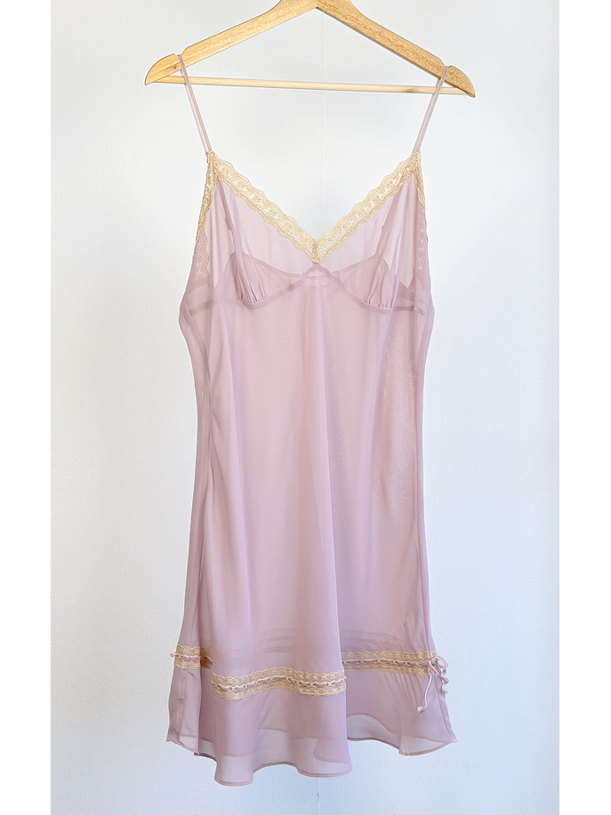 Vestido lencero lila 1