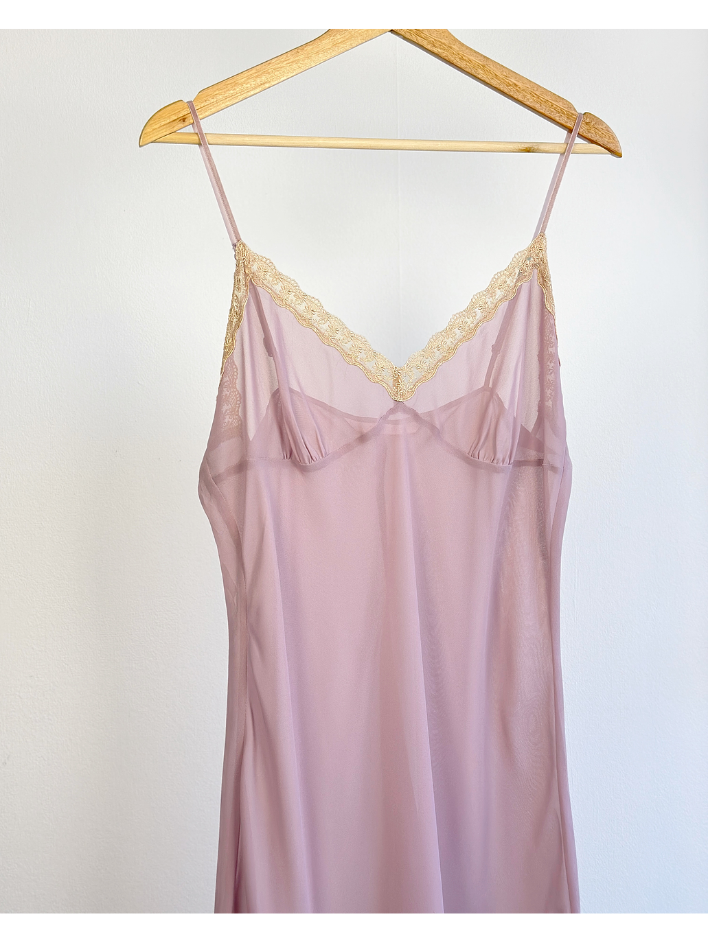 Vestido lencero lila 2