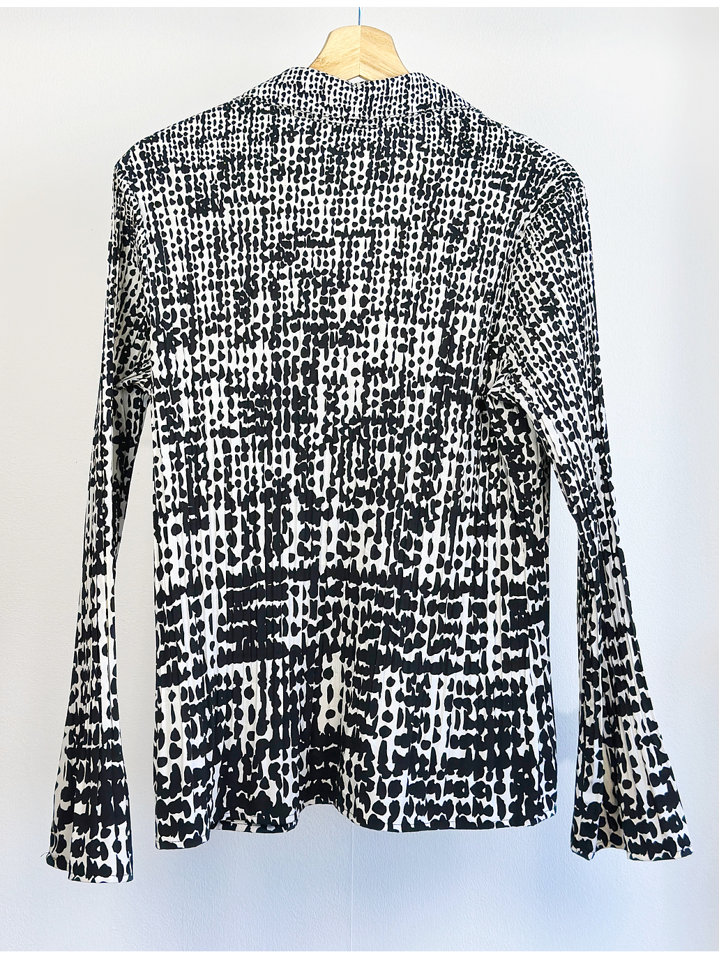 Camisa plisada estampada 3