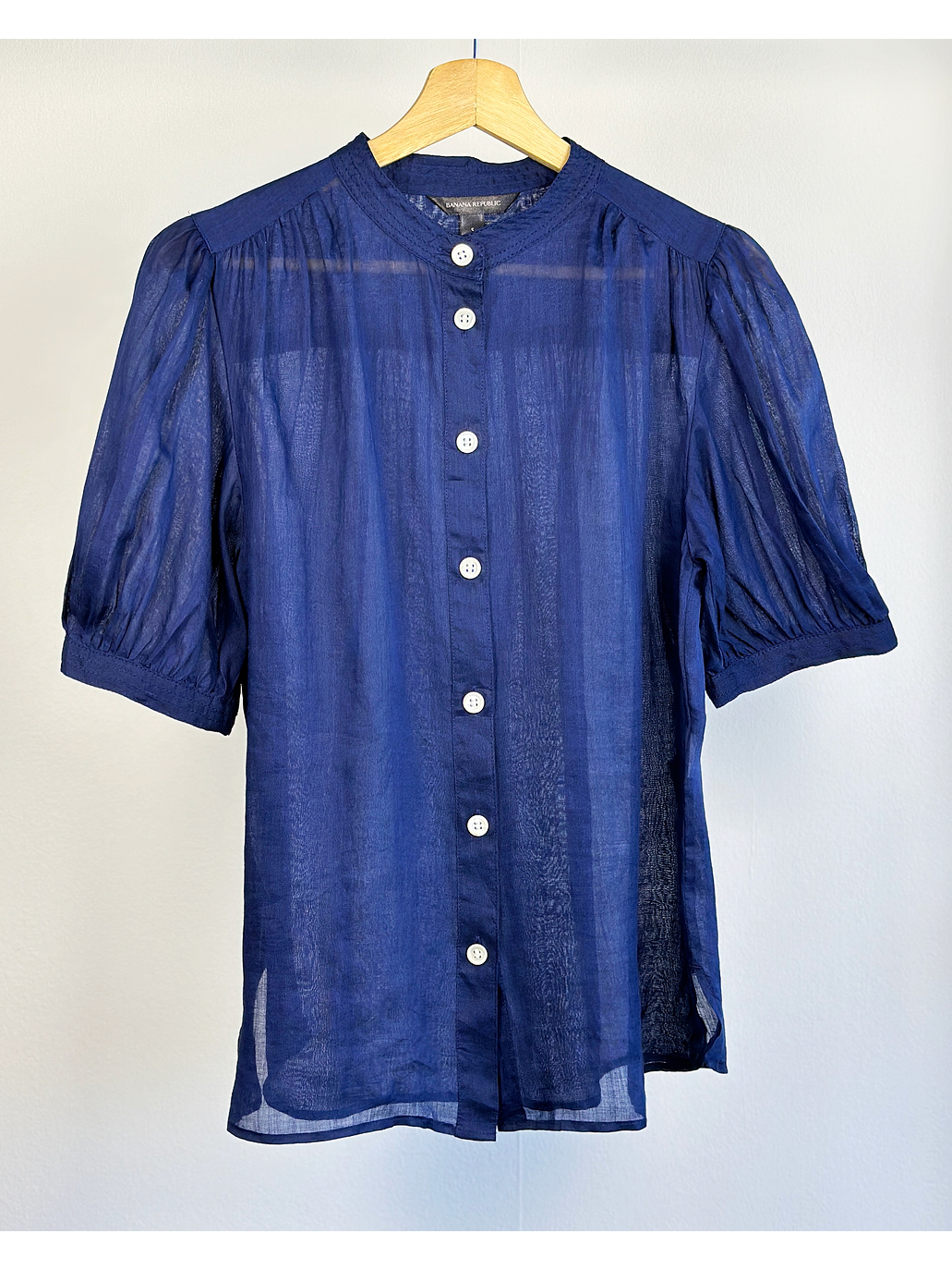 camisa azul manga corta 1
