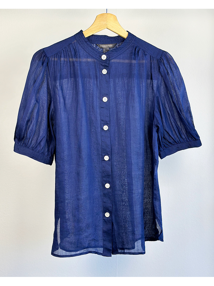 camisa azul manga corta 1