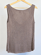 Top de punto taupe - Miniatura 3