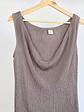 Top de punto taupe - Miniatura 2