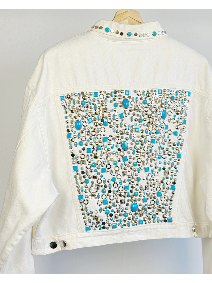 Chaqueta vintage de mezclilla  4