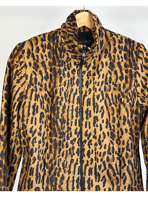 chaqueta vintage animal print