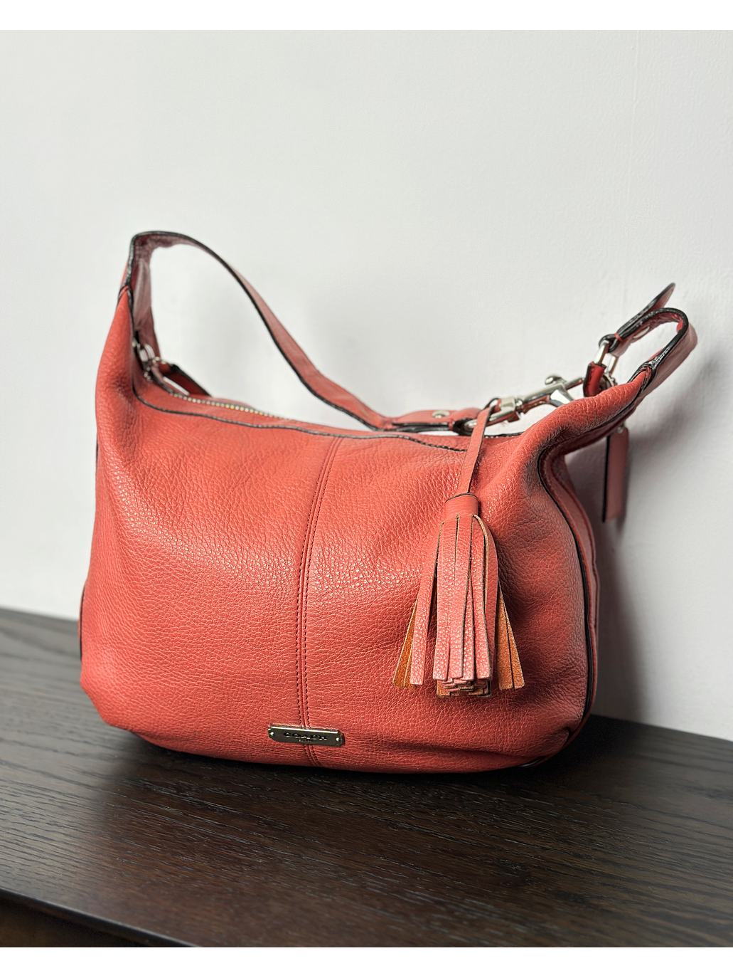 Cartera de cuero sandía 4