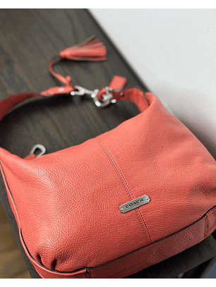 Cartera de cuero sandía