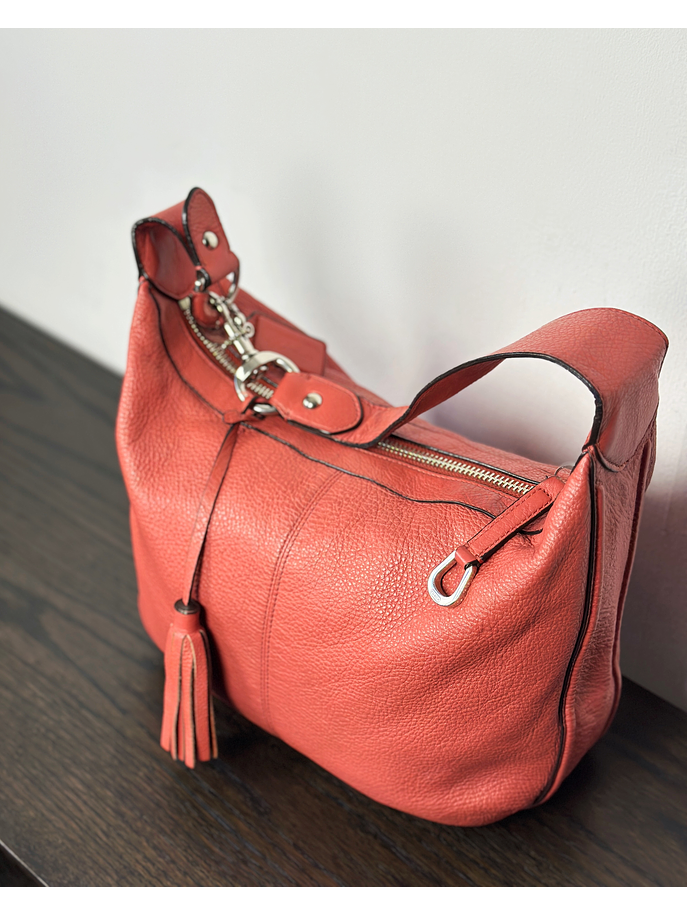 Cartera de cuero sandía 5