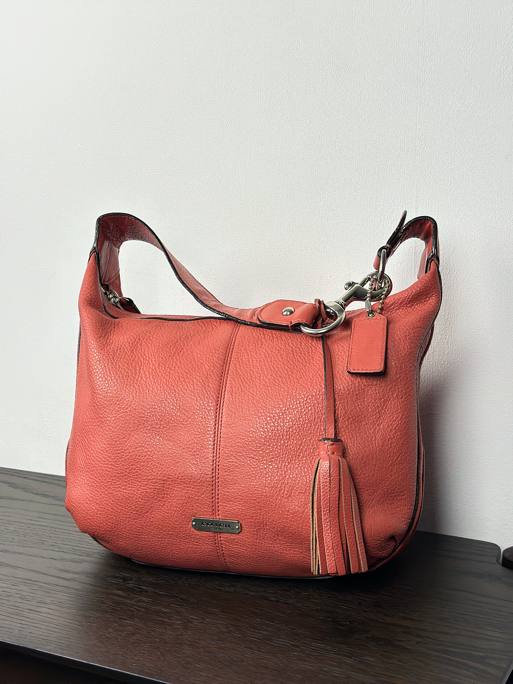 Cartera de cuero sandía 8