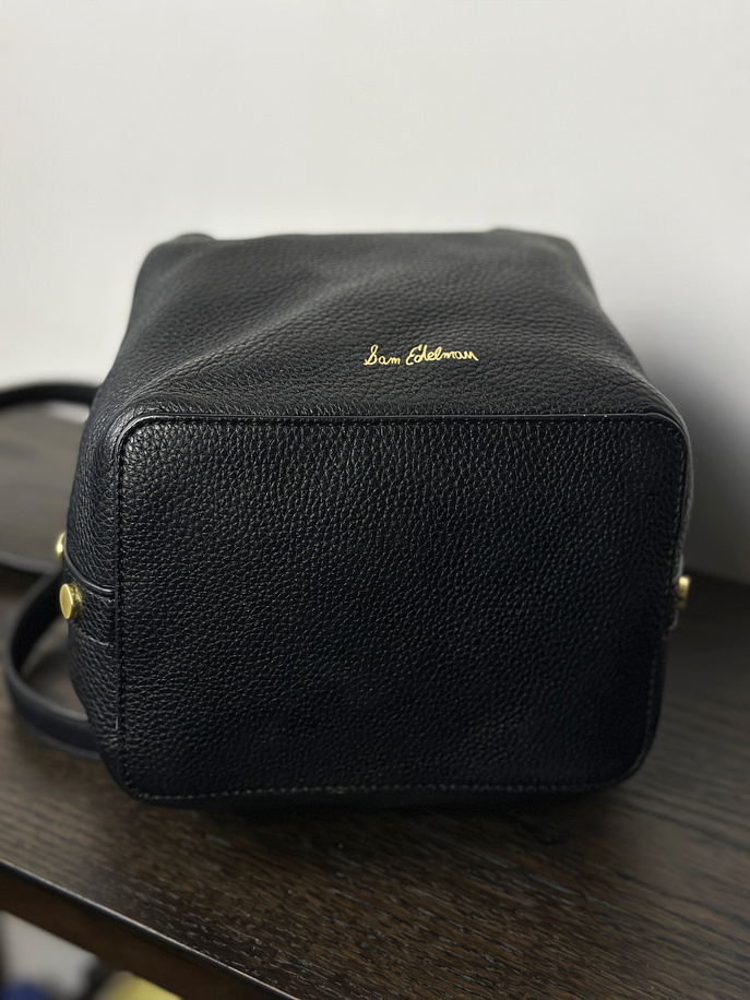 Cartera de cuero negra 5