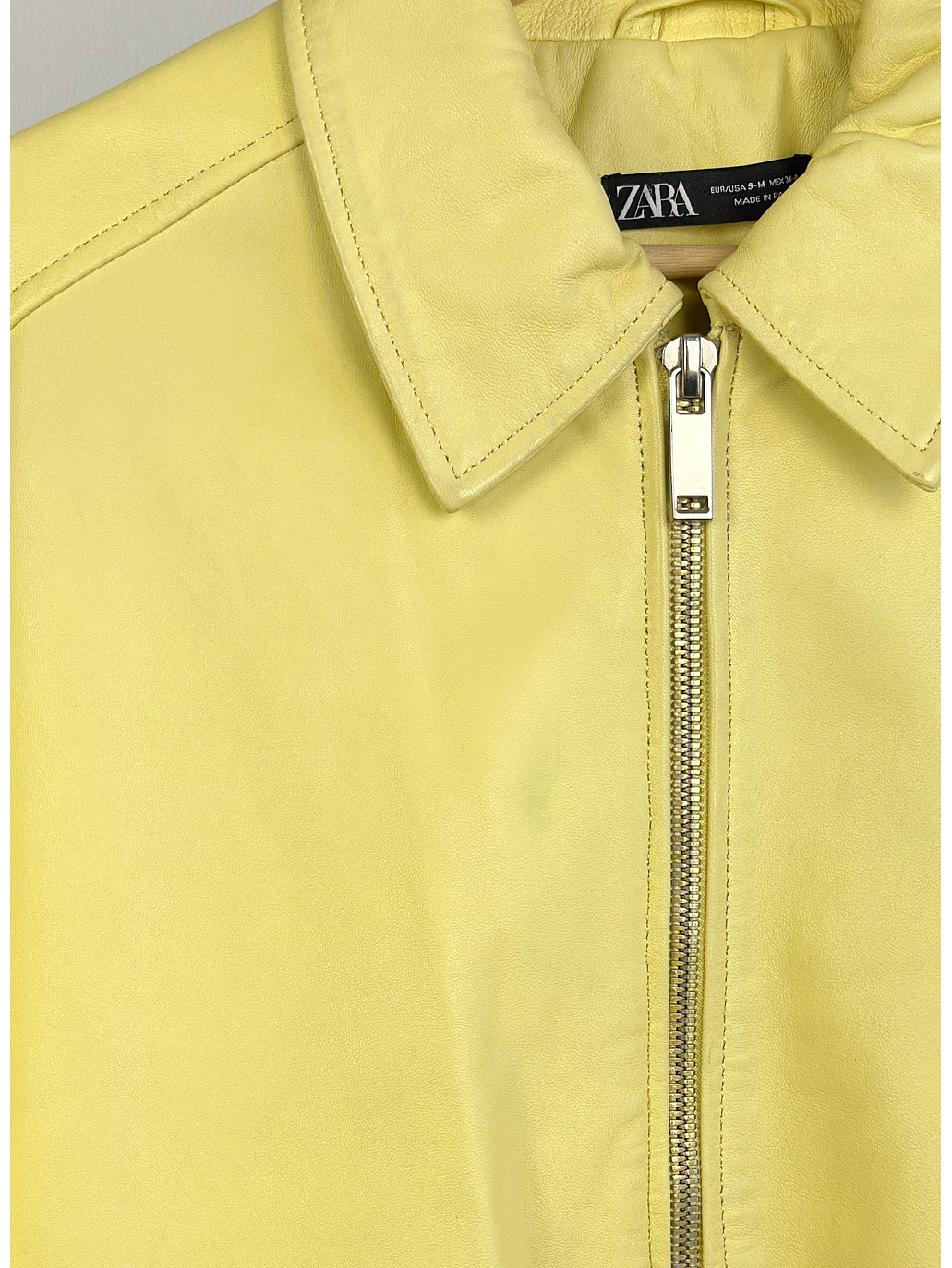 chaqueta de cuero amarilla 7