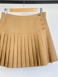 Falda tableada beige - Miniatura 2