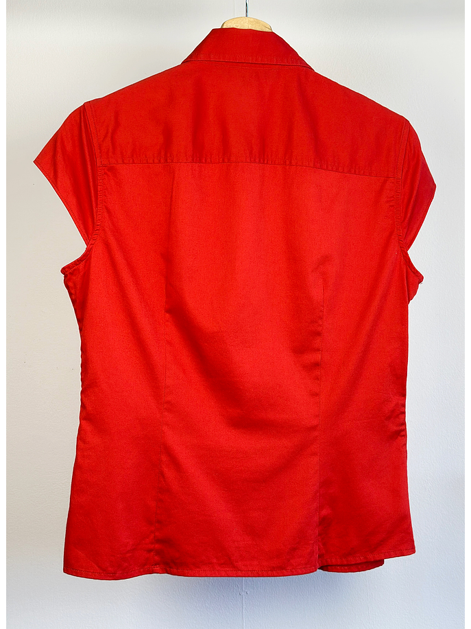 Camisa roja manga corta 3