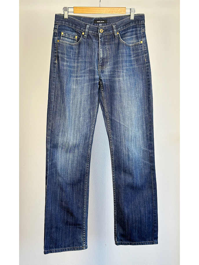 Jeans azul lavado vintage 1