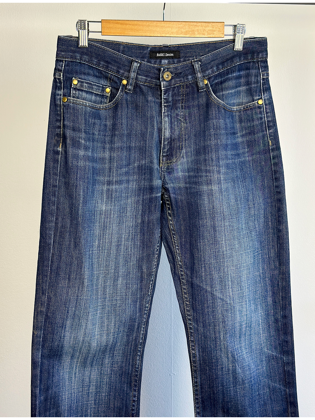 Jeans azul lavado vintage 2