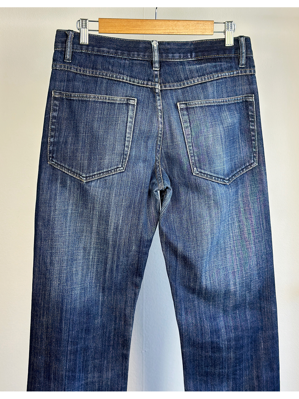 Jeans azul lavado vintage 4