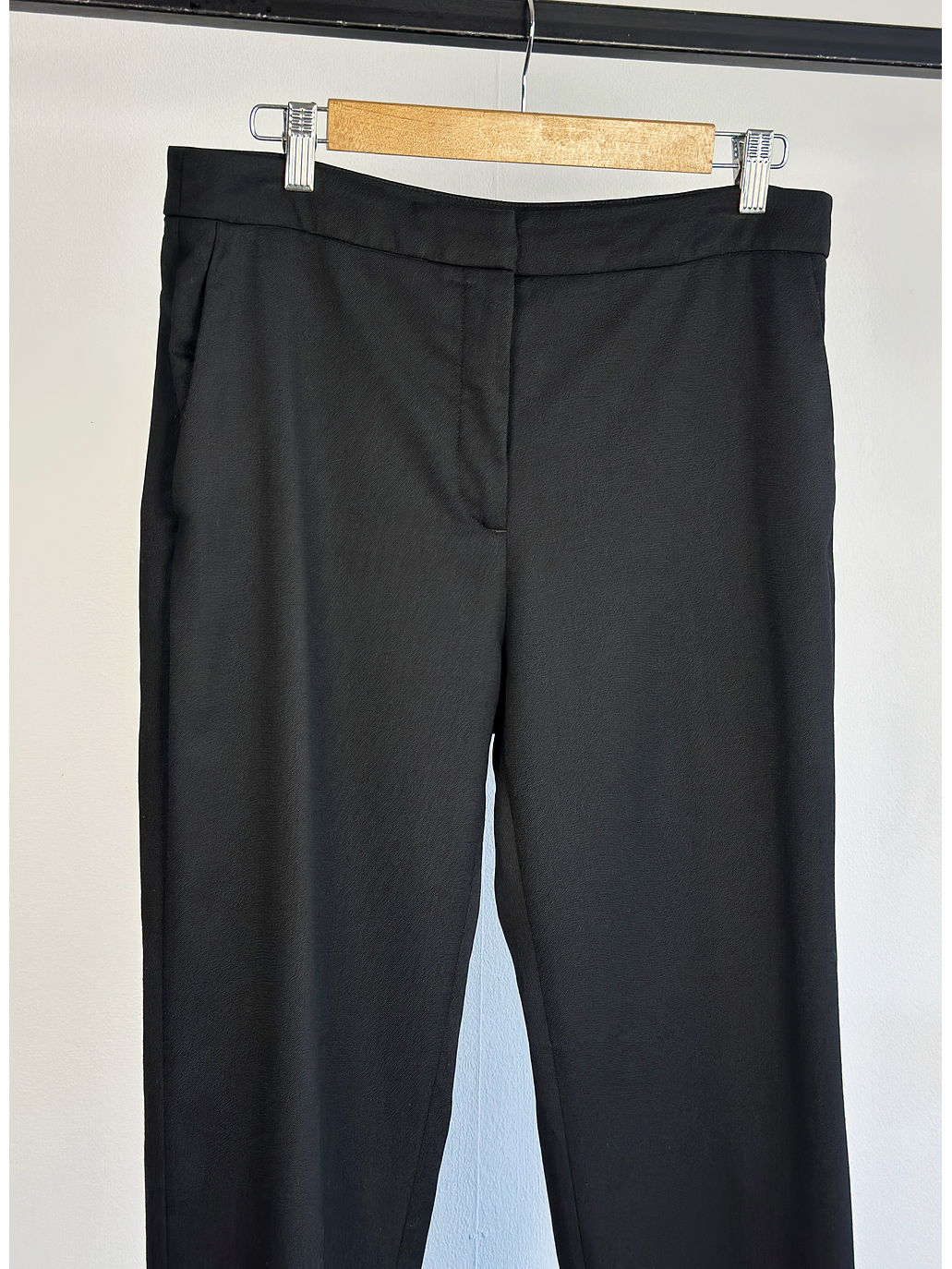 Pantalón de tela negro 2