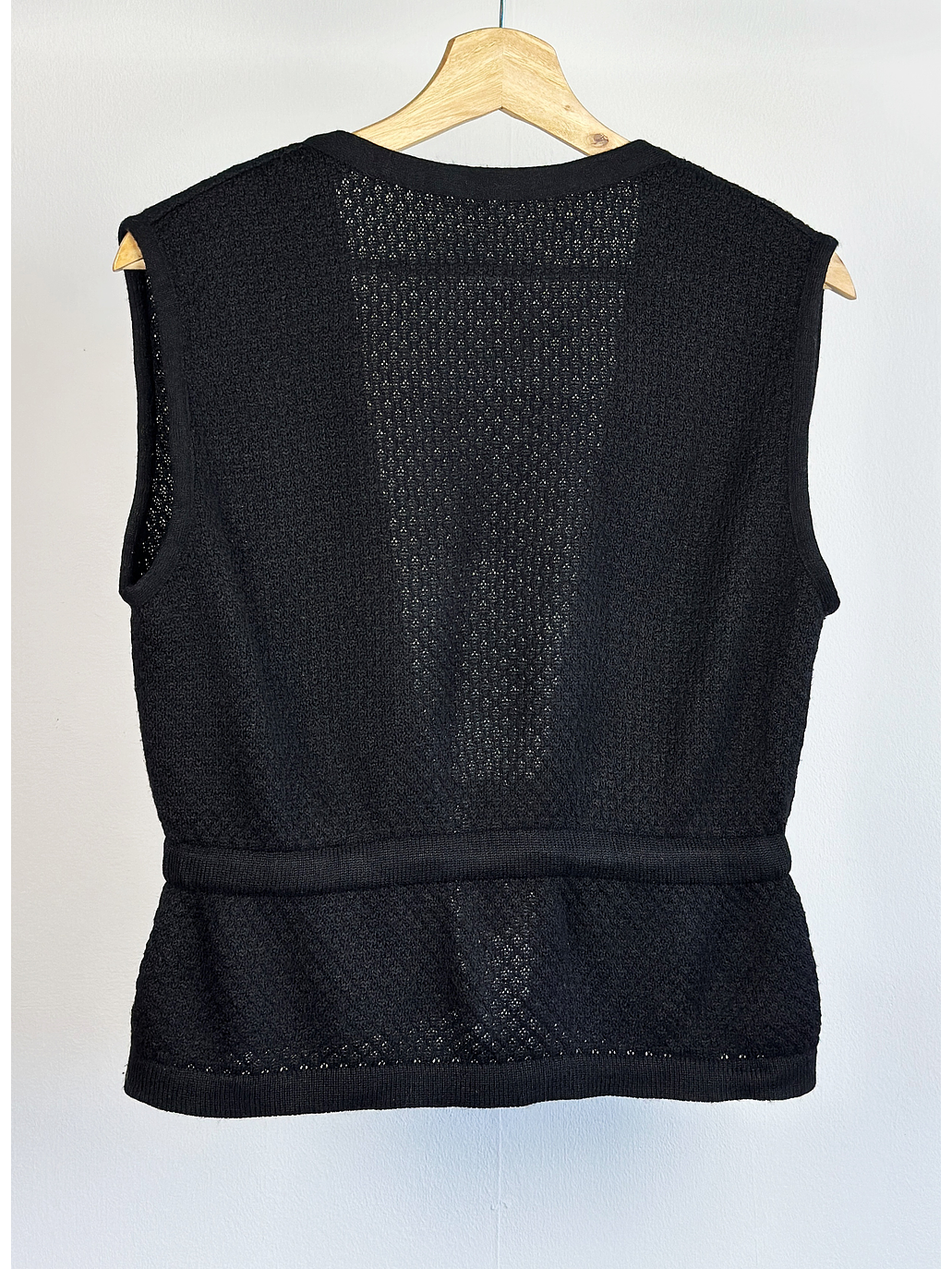 Chaleco sin mangas negro 2