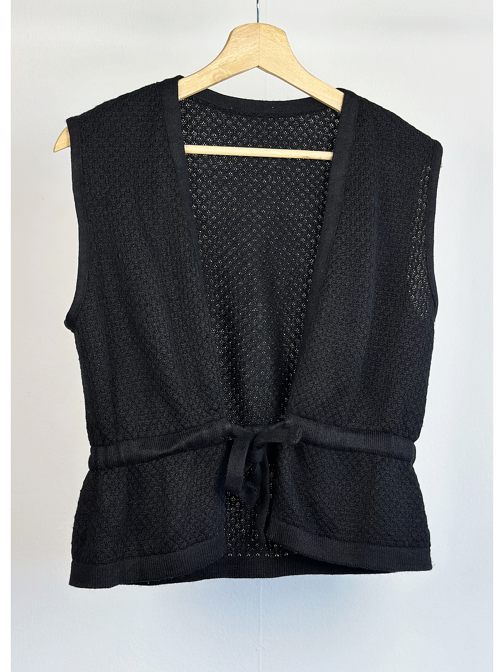 Chaleco sin mangas negro 1