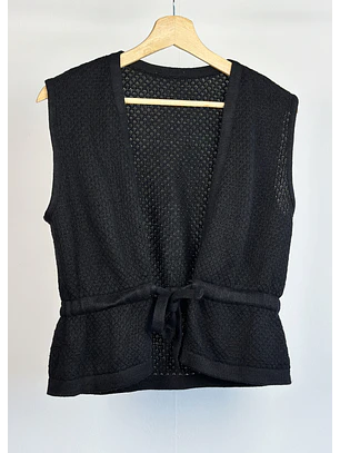 Chaleco sin mangas negro