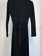 Vestido negro envolvente  - Miniatura 4