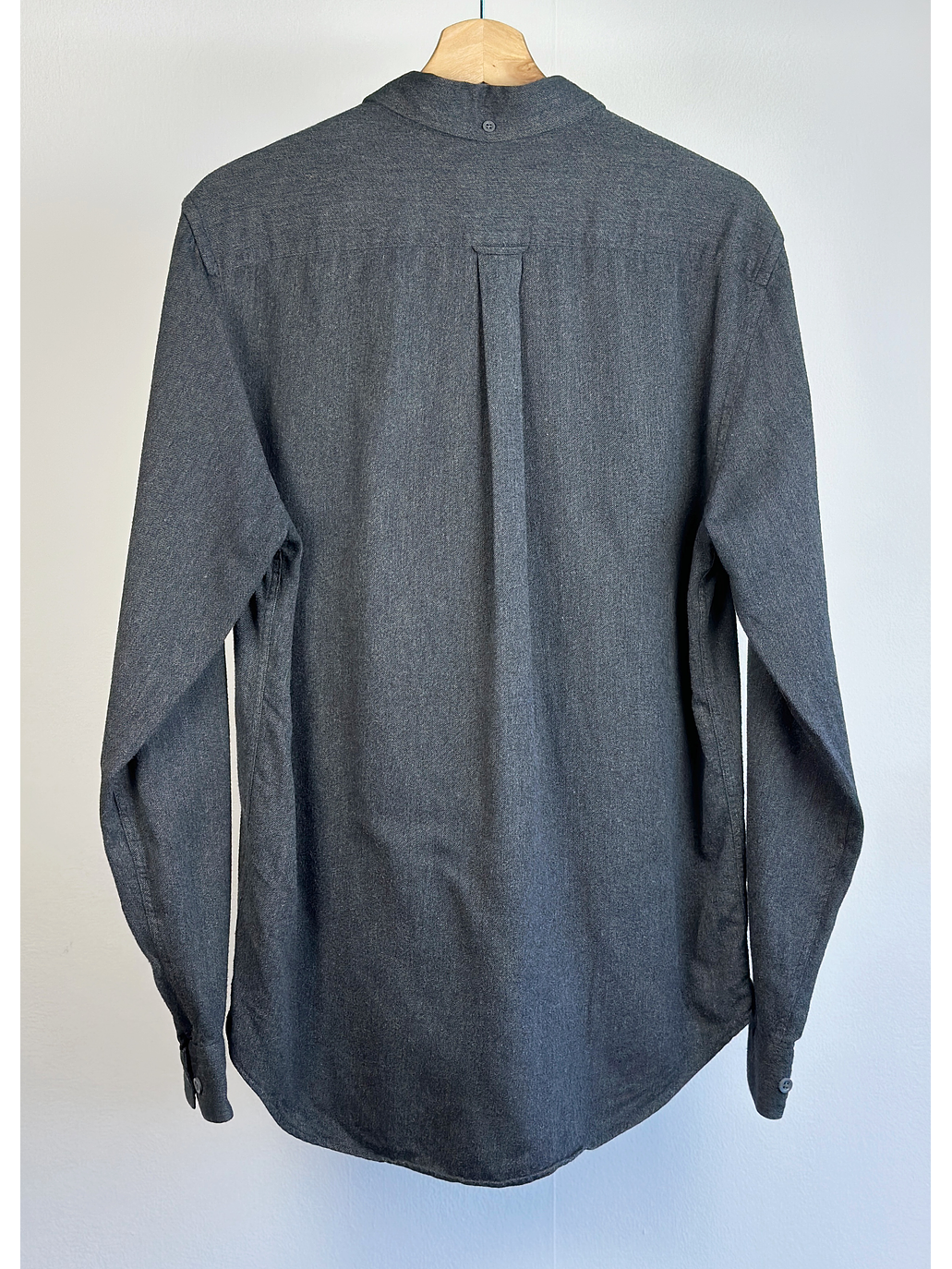 Camisa gris oscuro melange 4