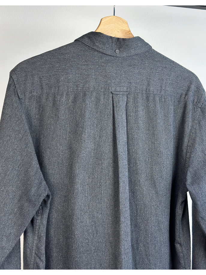 Camisa gris oscuro melange 5