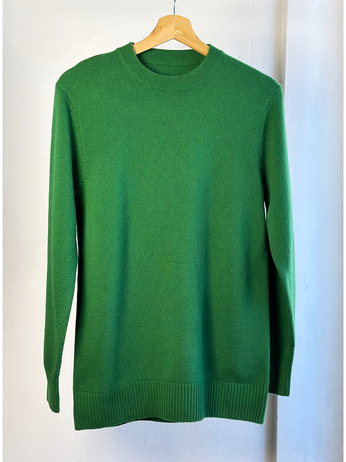 Suéter verde cachemira 4