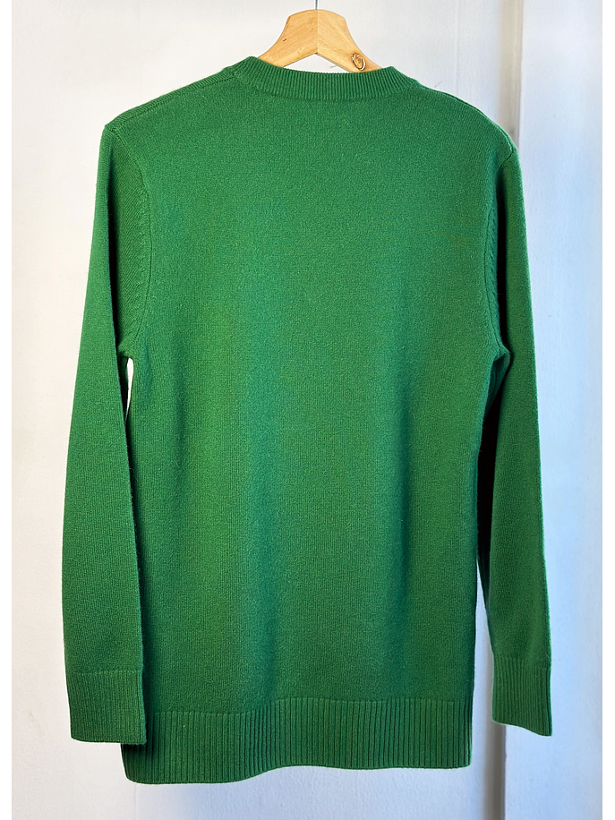 Suéter verde cachemira 6