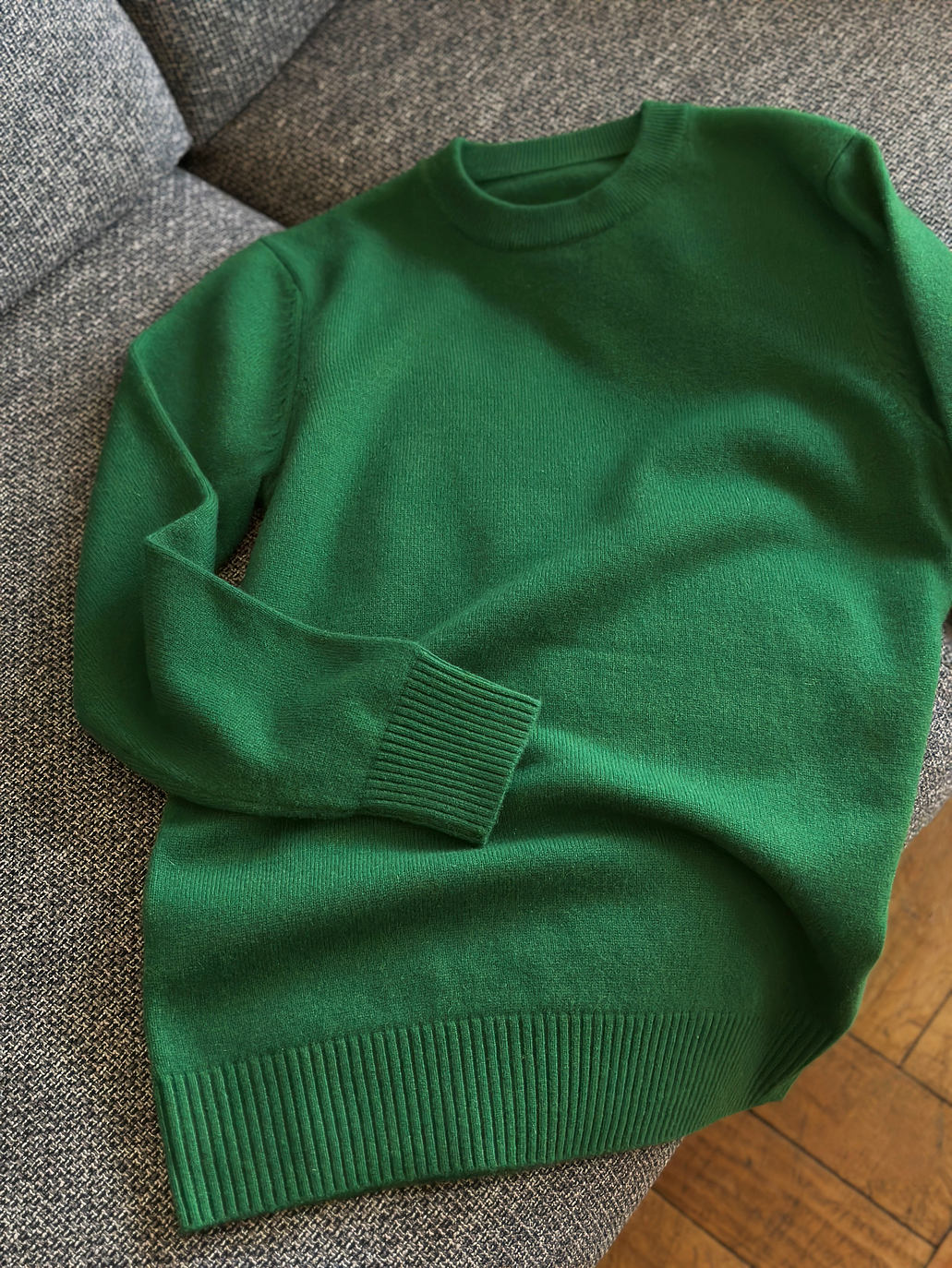 Suéter verde cachemira 1
