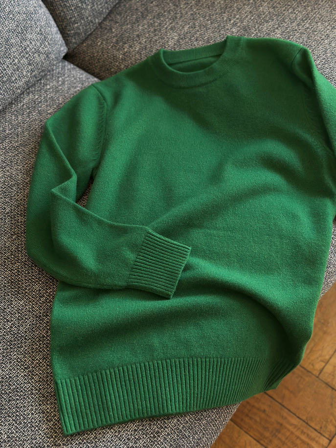Suéter verde cachemira 1