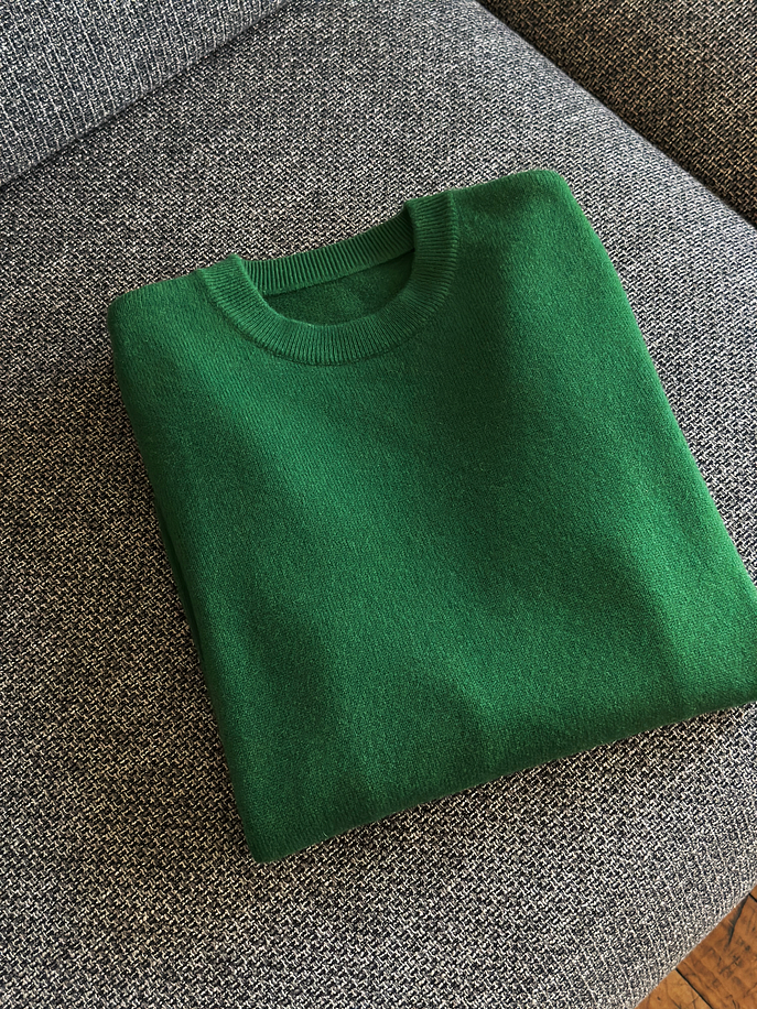 Suéter verde cachemira 2