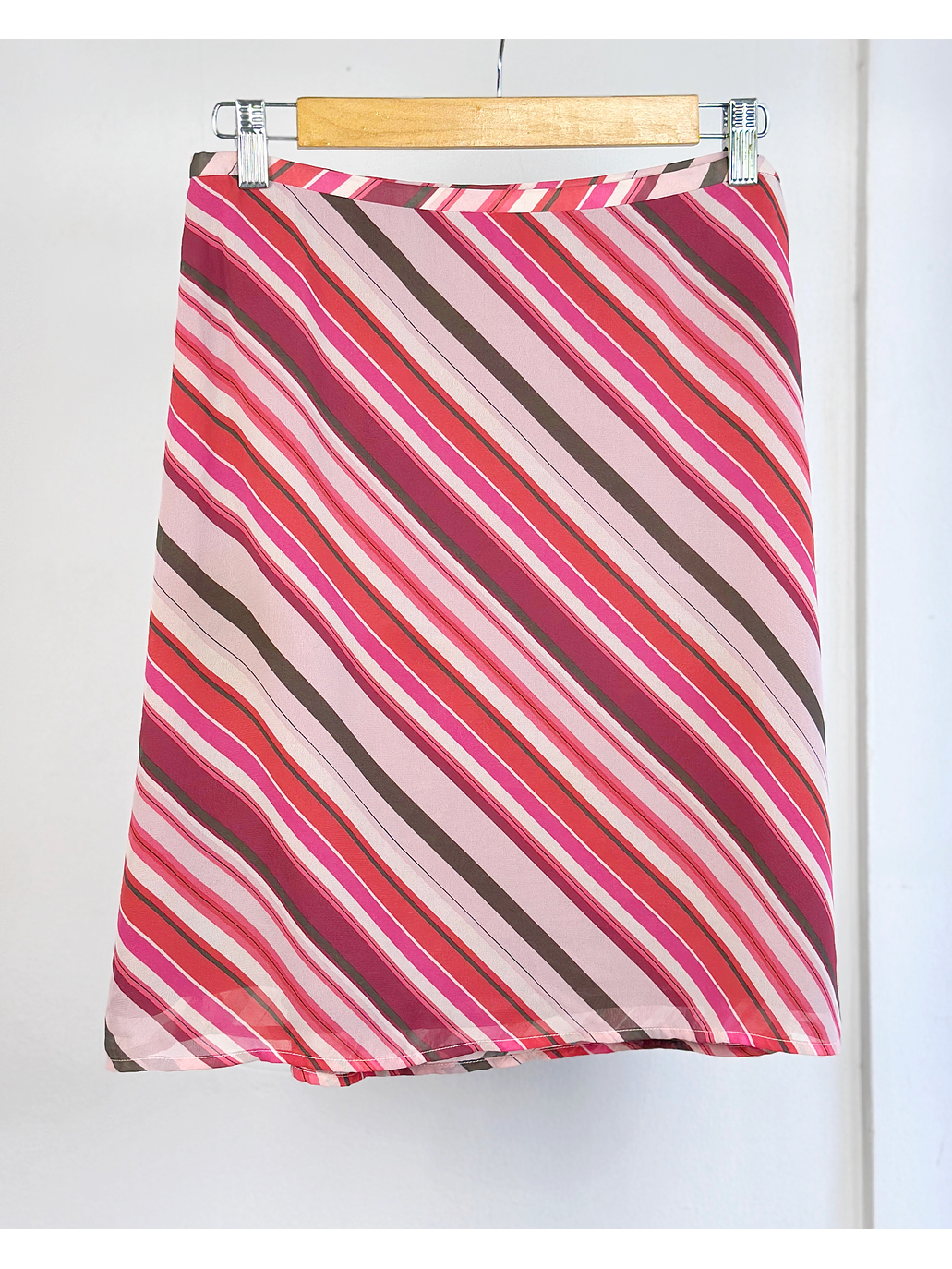 Falda mini rayada 1
