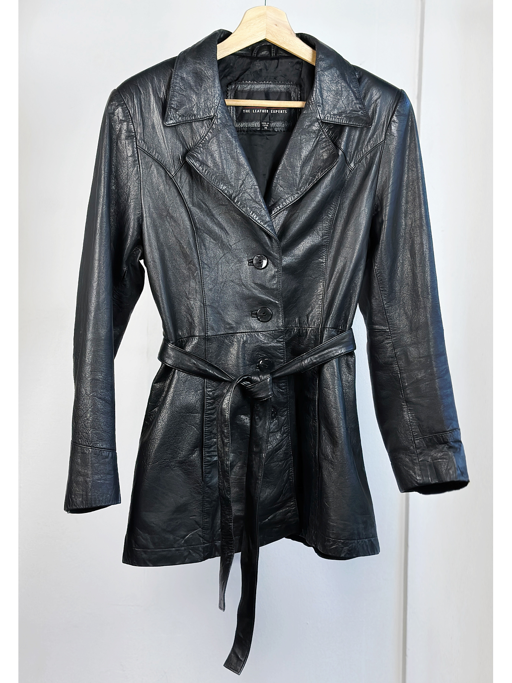 Chaqueta de cuero negra 1