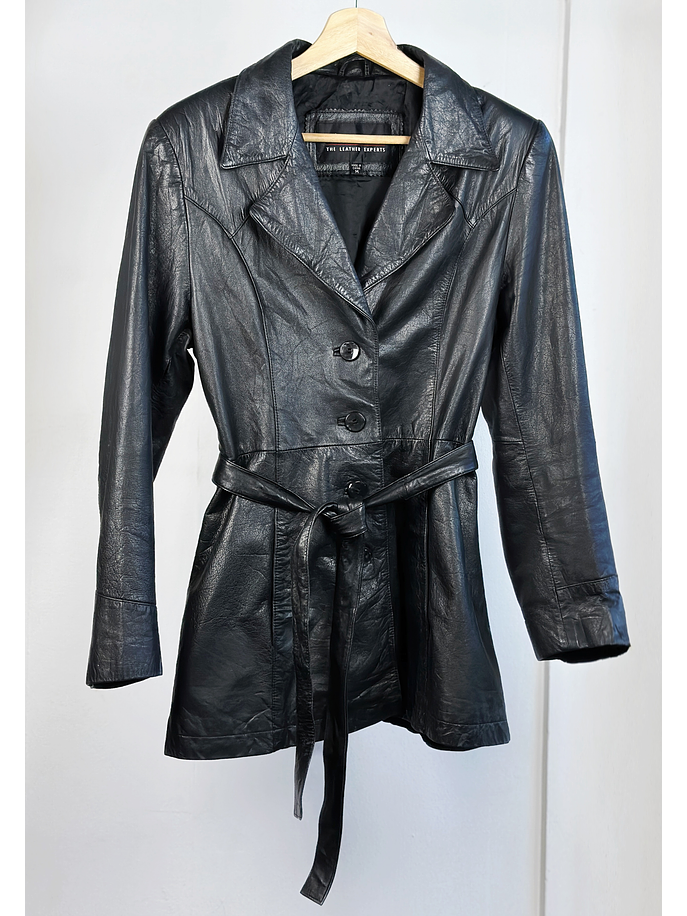 Chaqueta de cuero negra 1