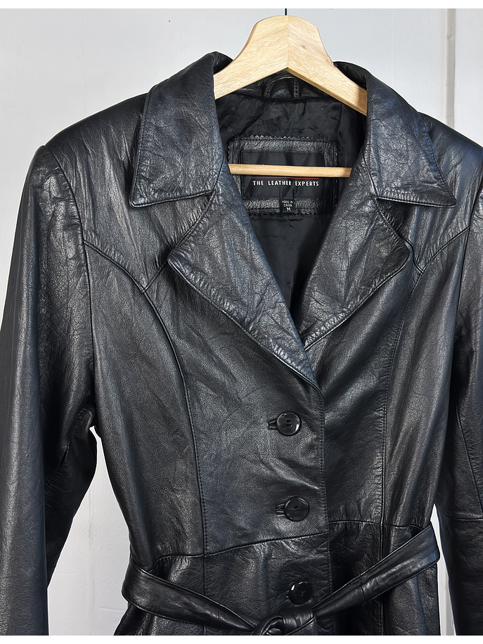 Chaqueta de cuero negra 2