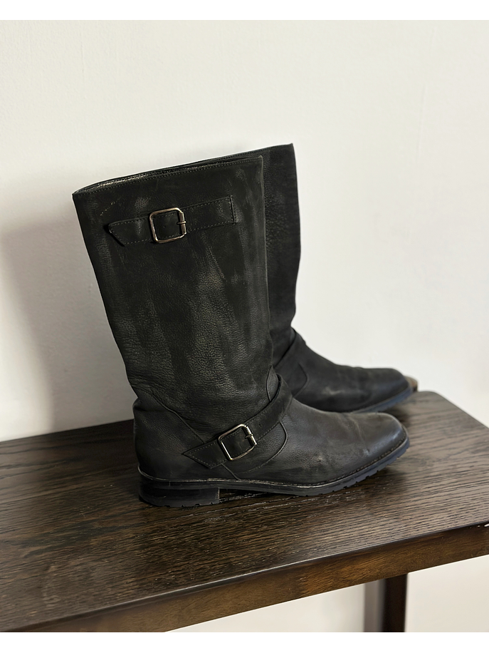 Botas negras de cuero 5