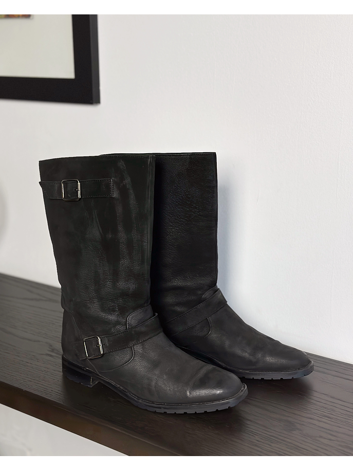 Botas negras de cuero 6