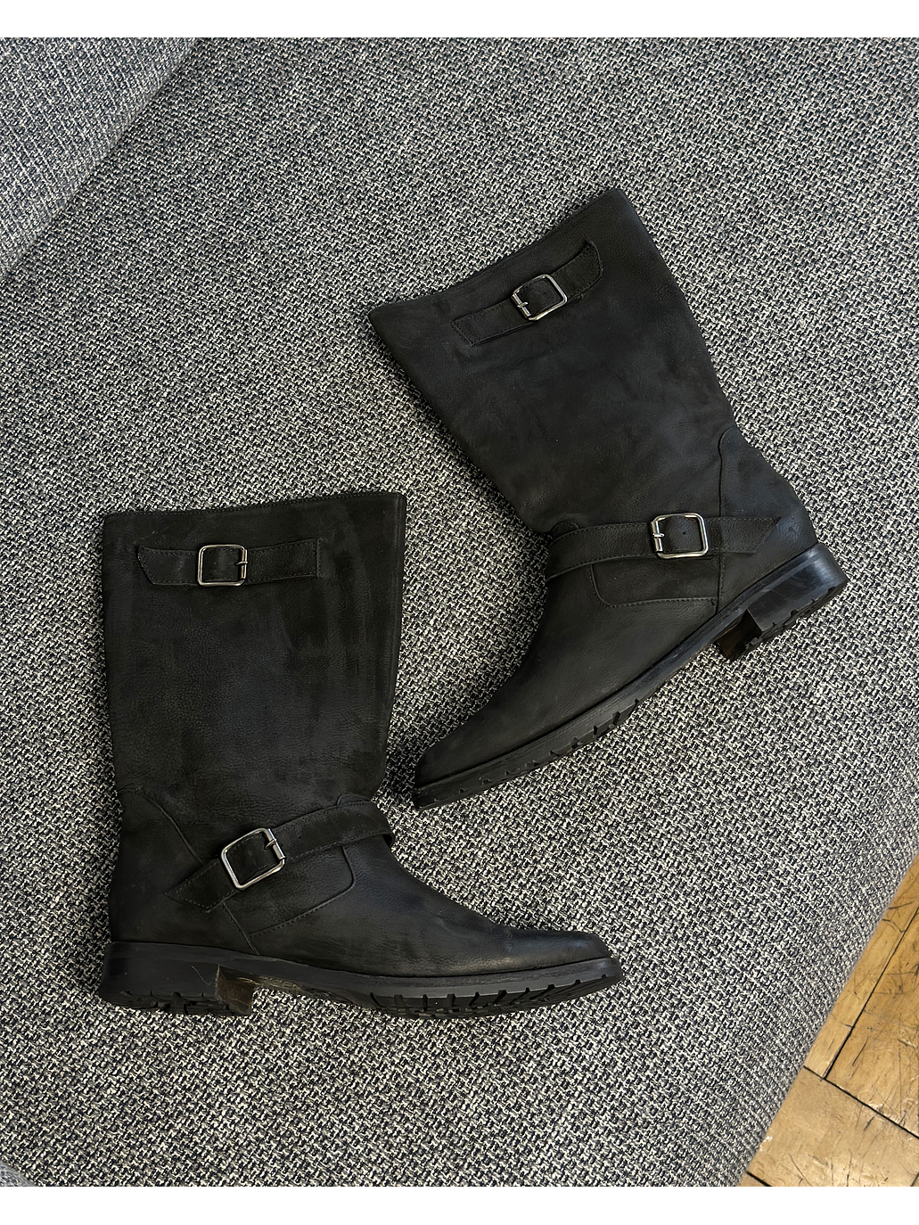 Botas negras de cuero 1