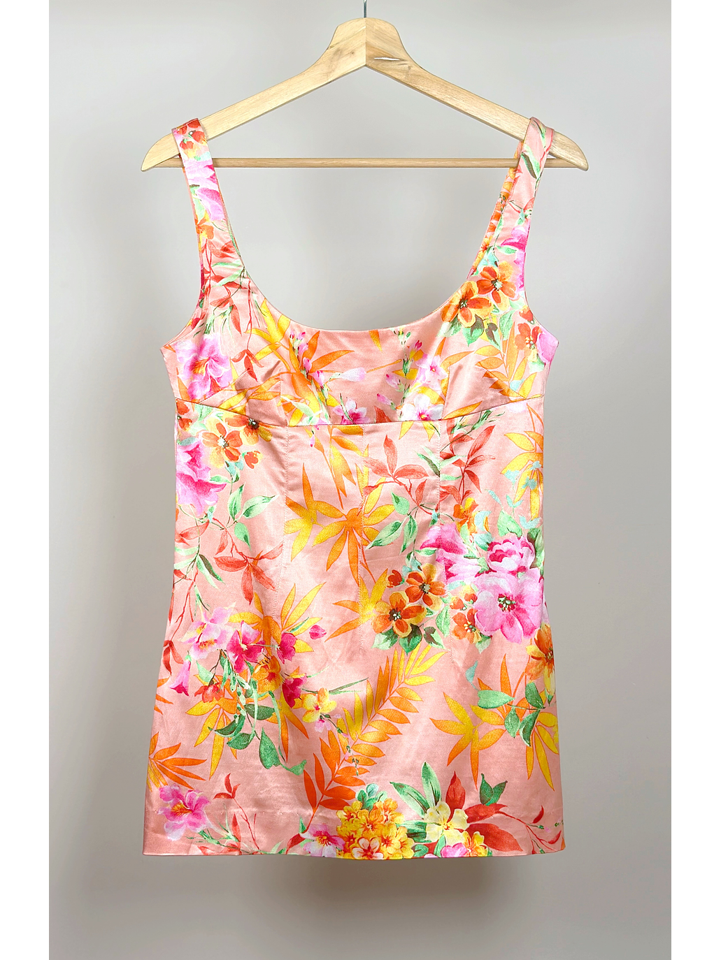 Top floreado satinado 5