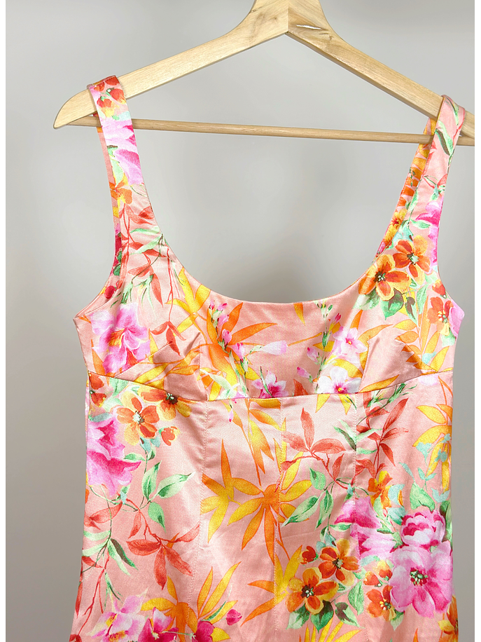 Top floreado satinado 6