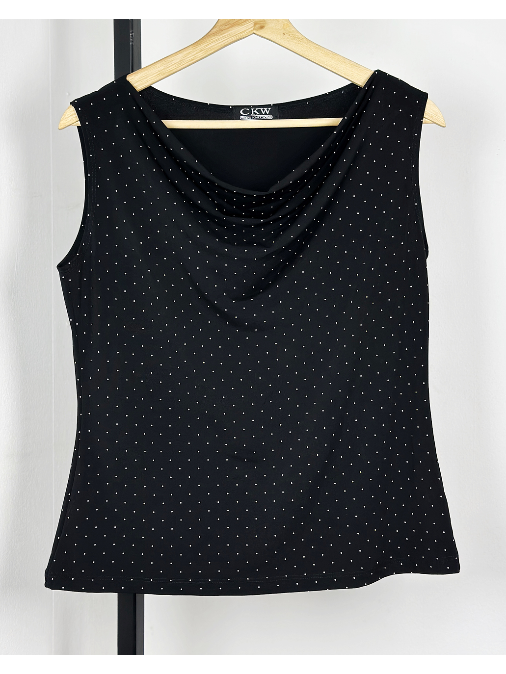 Top drapeado polka dots 1